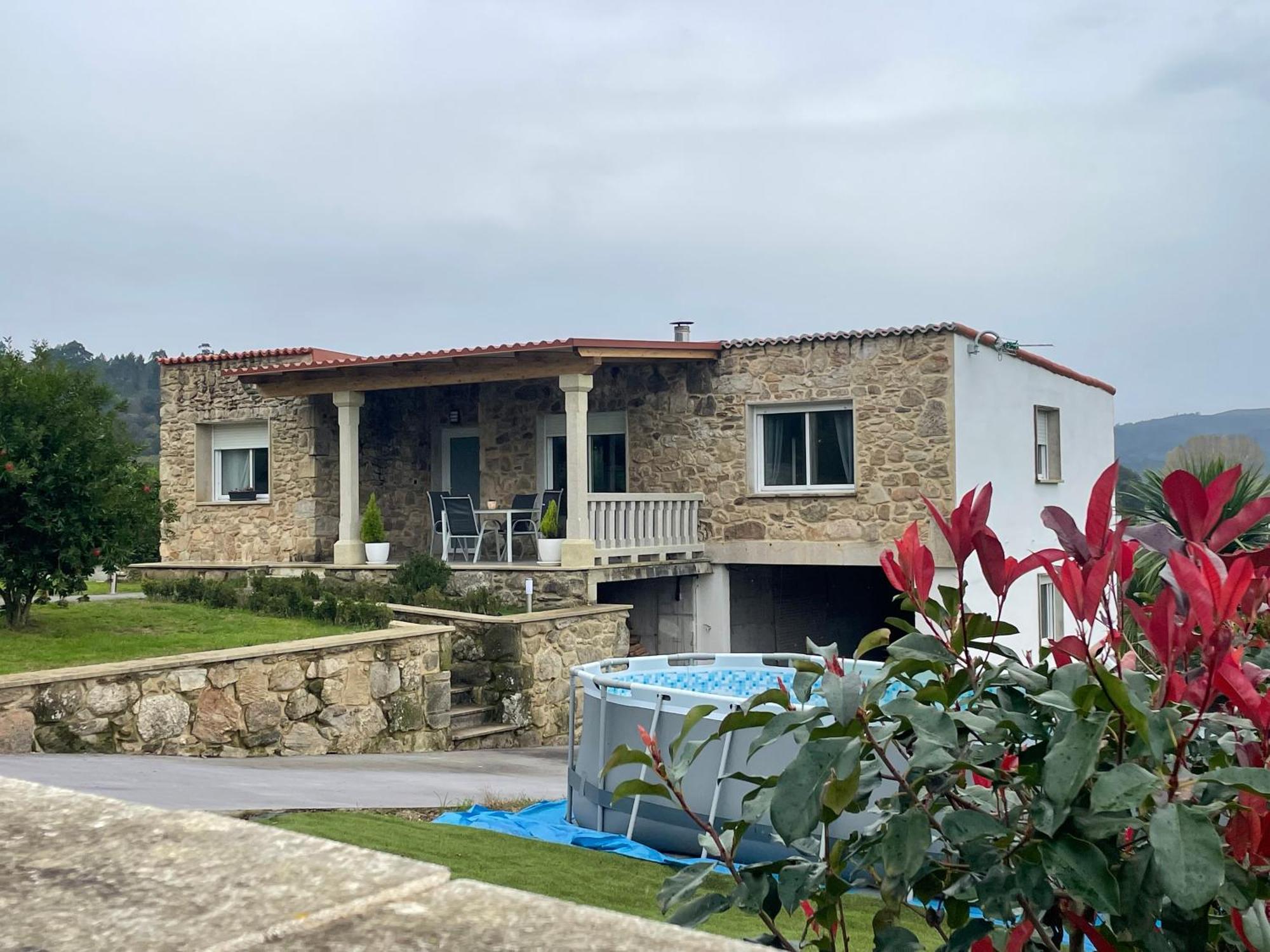 Casa Vanguardista En El Campo Cerca De Santiago Понтеведра Экстерьер фото